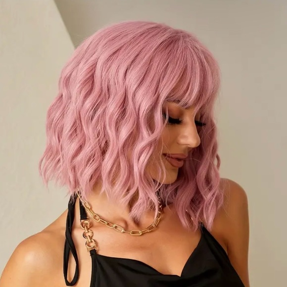 Pink wig - Picture 3 of 5